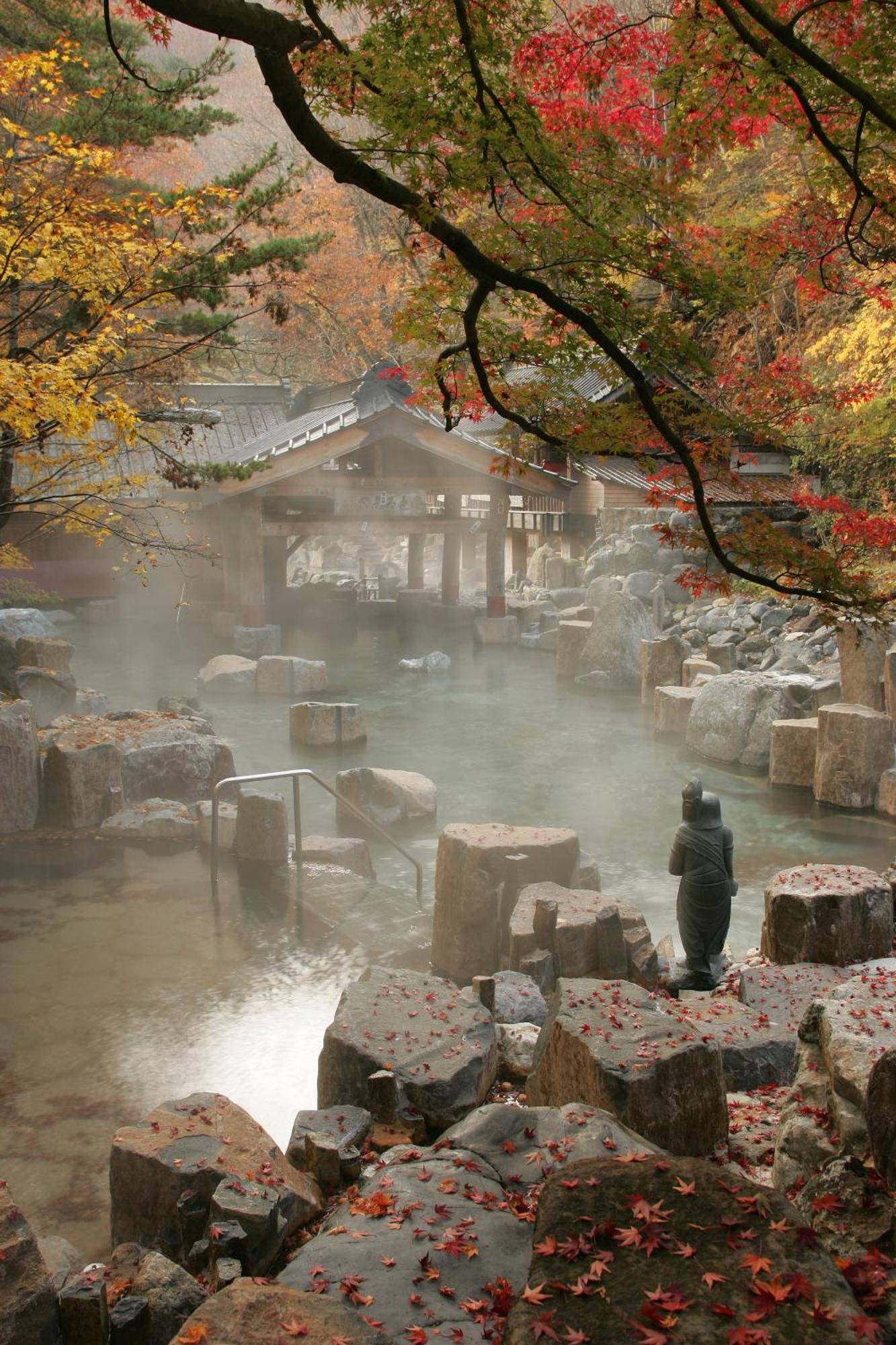 Готель Takaragawa Onsen Ousenkaku Мінакамі Екстер'єр фото