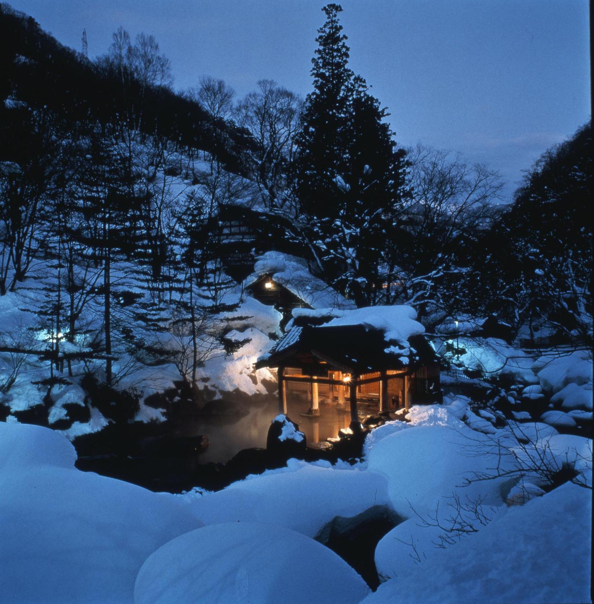 Готель Takaragawa Onsen Ousenkaku Мінакамі Екстер'єр фото